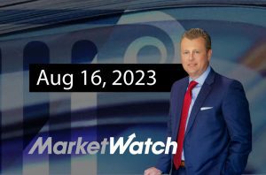 Market Watch Header featuring Financial Planner Derek Miser.