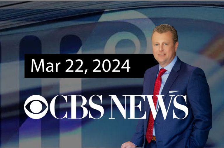 CBS News header featuring Derek Miser.